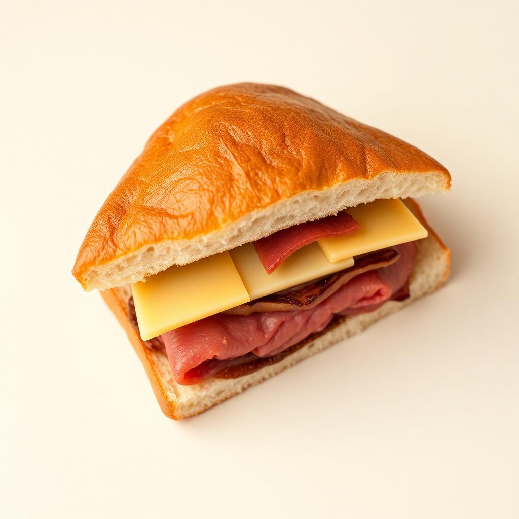 Beef Pastrami & Cheddar Cheese Sandwich