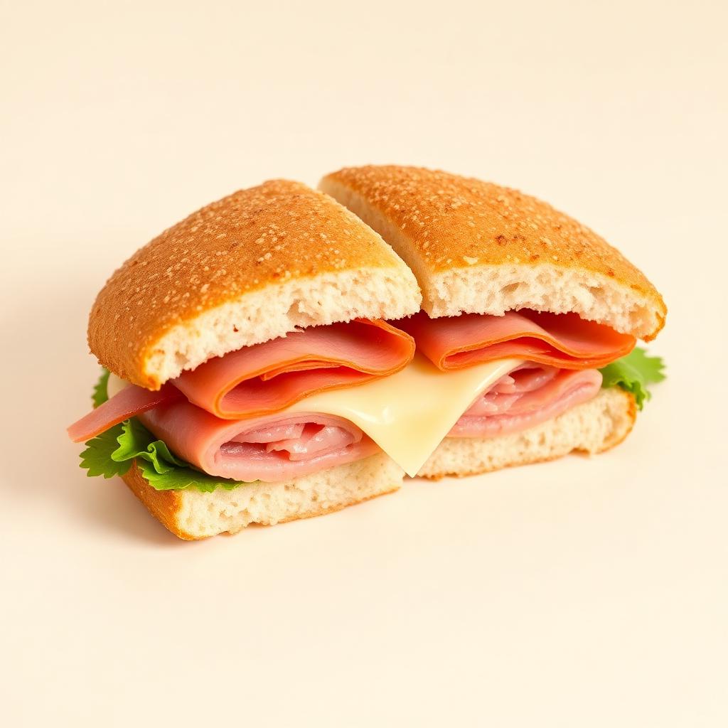 Breaded Ham & Cheese Sandwich