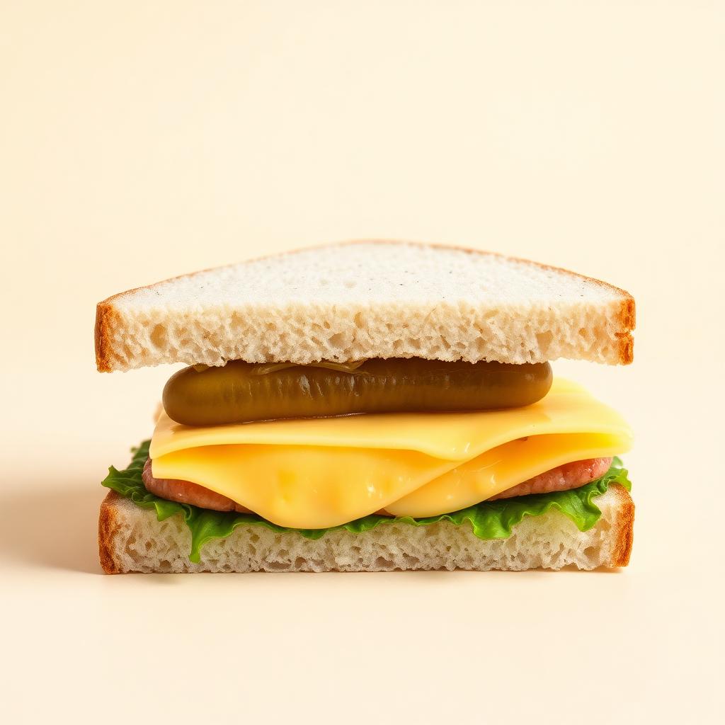 Cheese Pickle Sandwich
