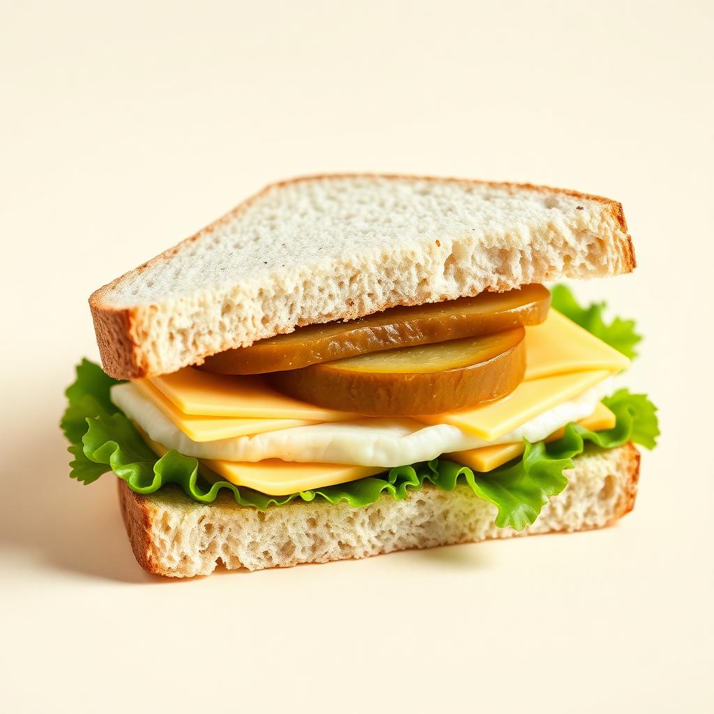 Cheese Ploughmans Sandwich