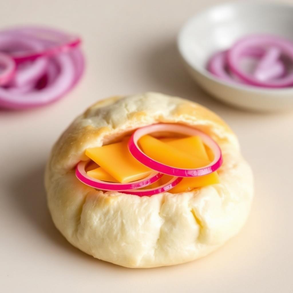 Cheese Red Onion Softroll