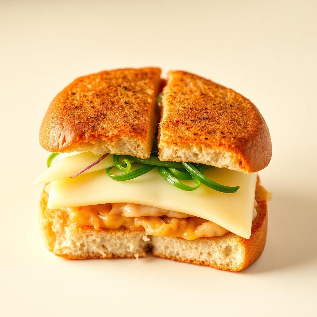 Cheese Spring Onion Sandwich