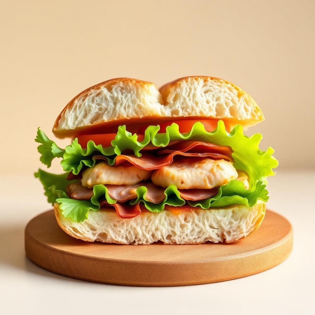 Chicken Bacon Lettuce Sandwich