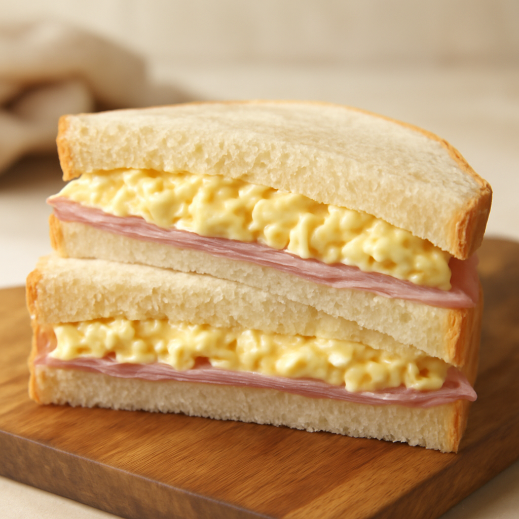 Egg Mayo Ham Sandwich