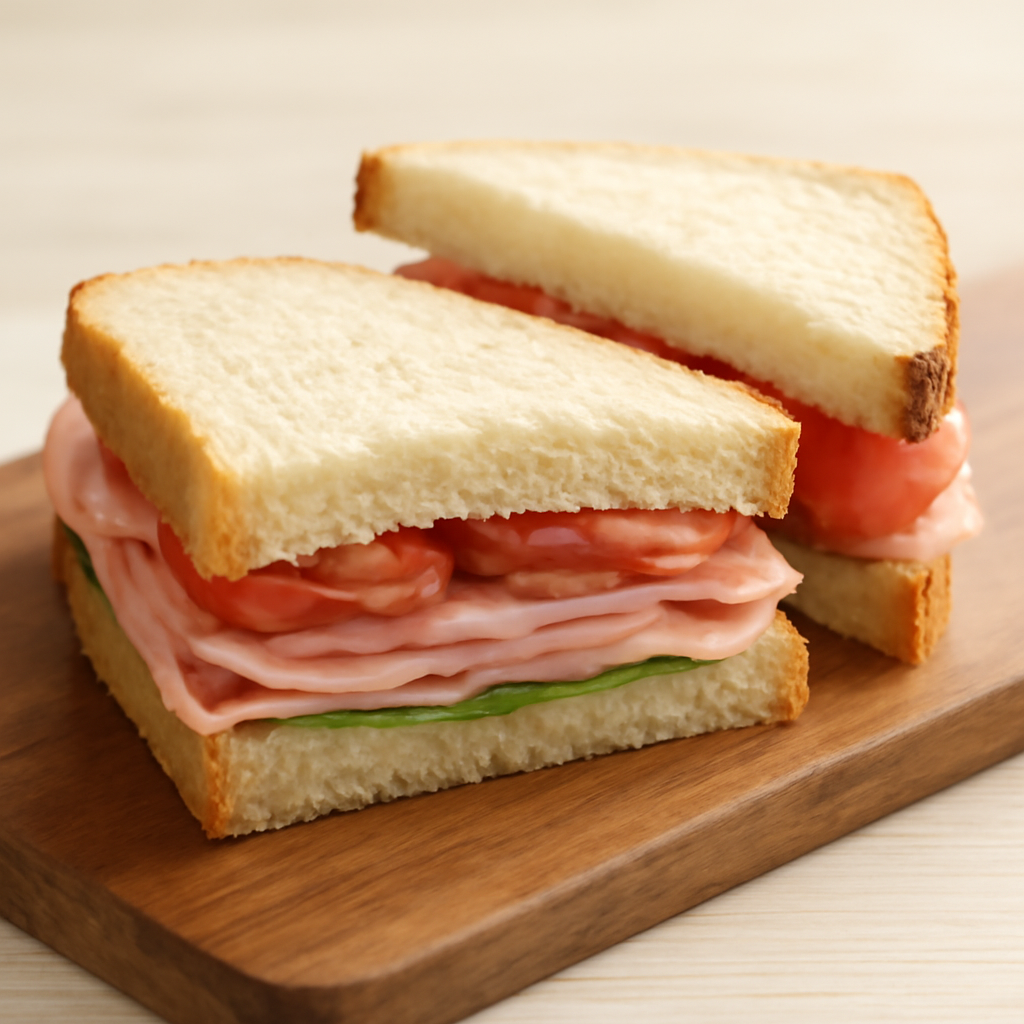 Ham Tomato Sandwich