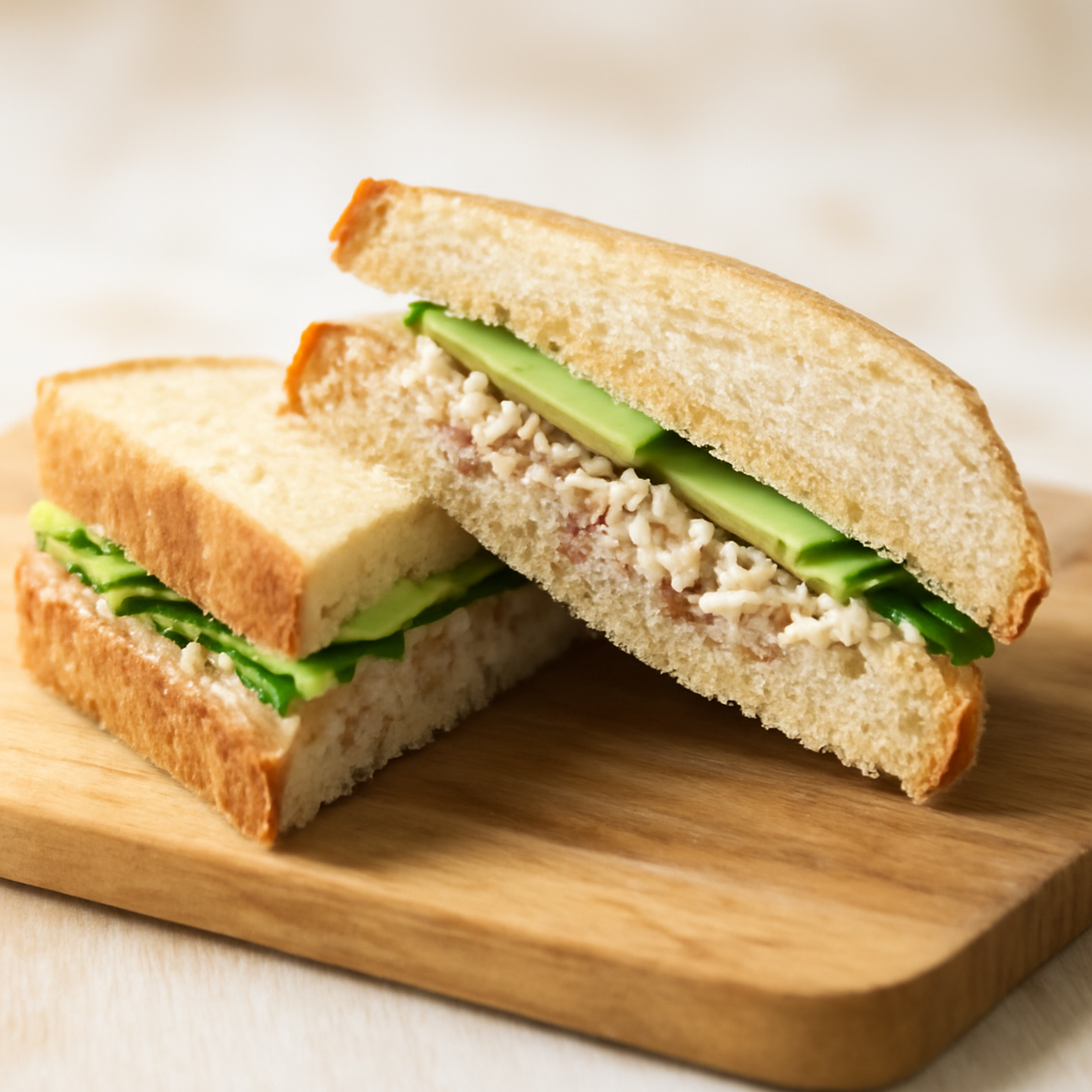 Tuna Cucumber Sandwich